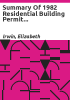 Summary_of_1982_residential_building_permit_authorizations_for_the_Washington_metropolitan_area