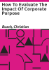 How_to_evaluate_the_impact_of_corporate_purpose