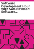 Software_Development_Hour_with_Sam_Newman