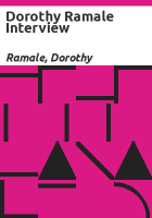 Dorothy_Ramale_interview