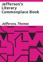 Jefferson_s_literary_commonplace_book