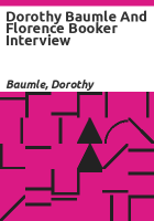 Dorothy_Baumle_and_Florence_Booker_interview