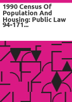 1990_Census_of_population_and_housing