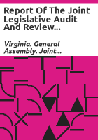 Report_of_the_Joint_Legislative_Audit_and_Review_Commission_on_federal_funds_in_Virginia_to_the_Governor_and_the_General_Assembly_of_Virginia