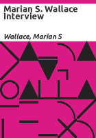 Marian_S__Wallace_interview