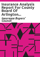 Insurance_analysis_report_for_County_Board_of_Arlington_County