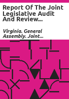 Report_of_the_Joint_Legislative_Audit_and_Review_Commission_on_staff_and_facility_utilization_by_the_Department_of_Correctional_Education_to_the_Governor_and_the_General_Assembly_of_Virginia