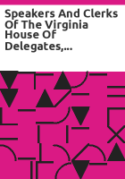 Speakers_and_clerks_of_the_Virginia_House_of_Delegates__1776-1996