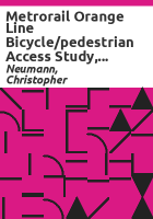 Metrorail_orange_line_bicycle_pedestrian_access_study__Northern_Virginia