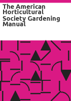 The_American_Horticultural_Society_gardening_manual