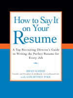 How_to_Say_It_On_Your_Resume