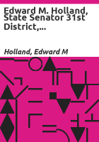 Edward_M__Holland__State_Senator_31st_district__Arlington_County_interview