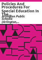 Policies_and_procedures_for_special_education_in_the_Arlington_Public_Schools