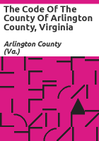 The_code_of_the_county_of_Arlington_County__Virginia