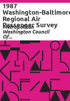 1987_Washington-Baltimore_regional_air_passenger_survey